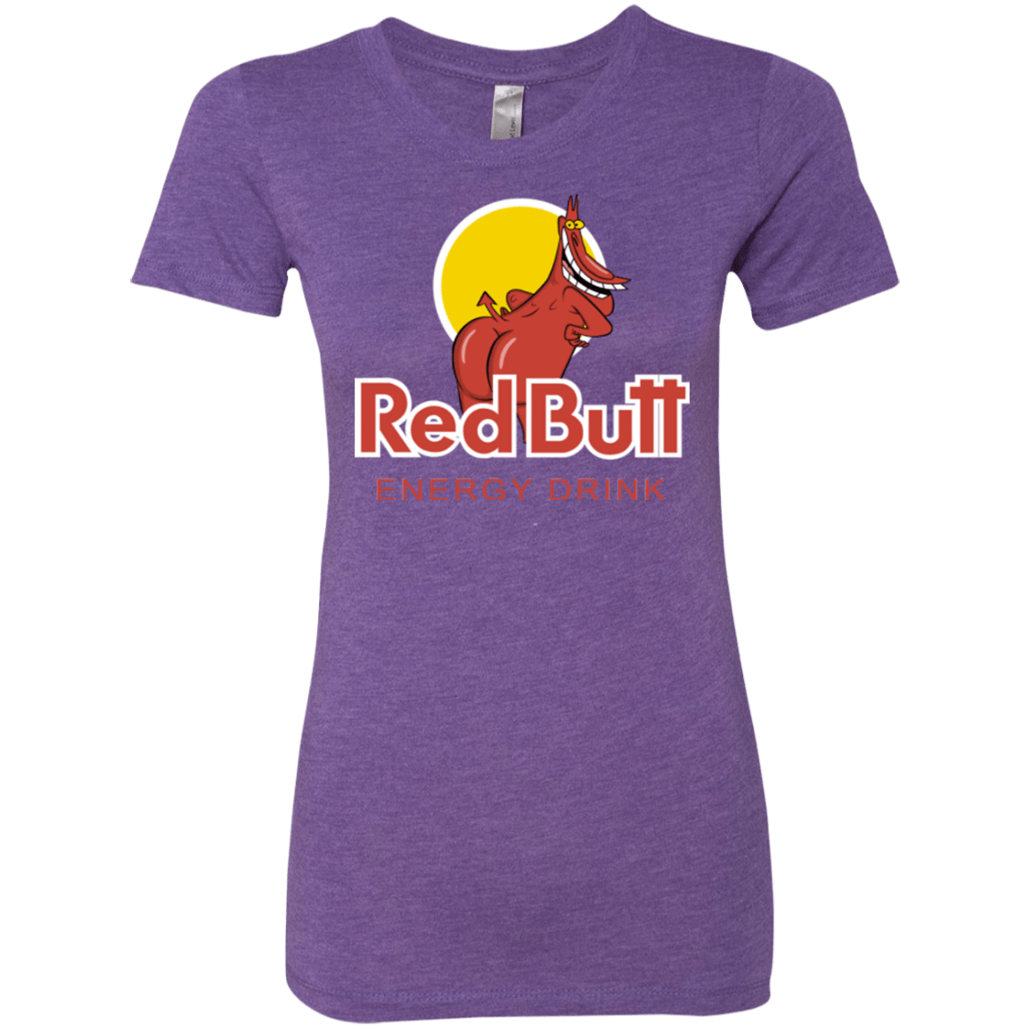 T-Shirts Purple Rush / Small Red butt Women's Triblend T-Shirt