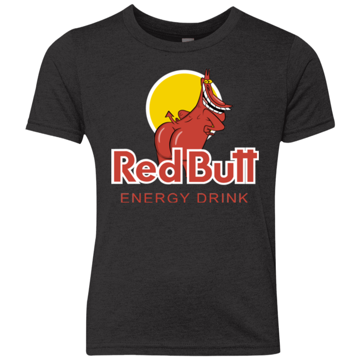 T-Shirts Vintage Black / YXS Red butt Youth Triblend T-Shirt