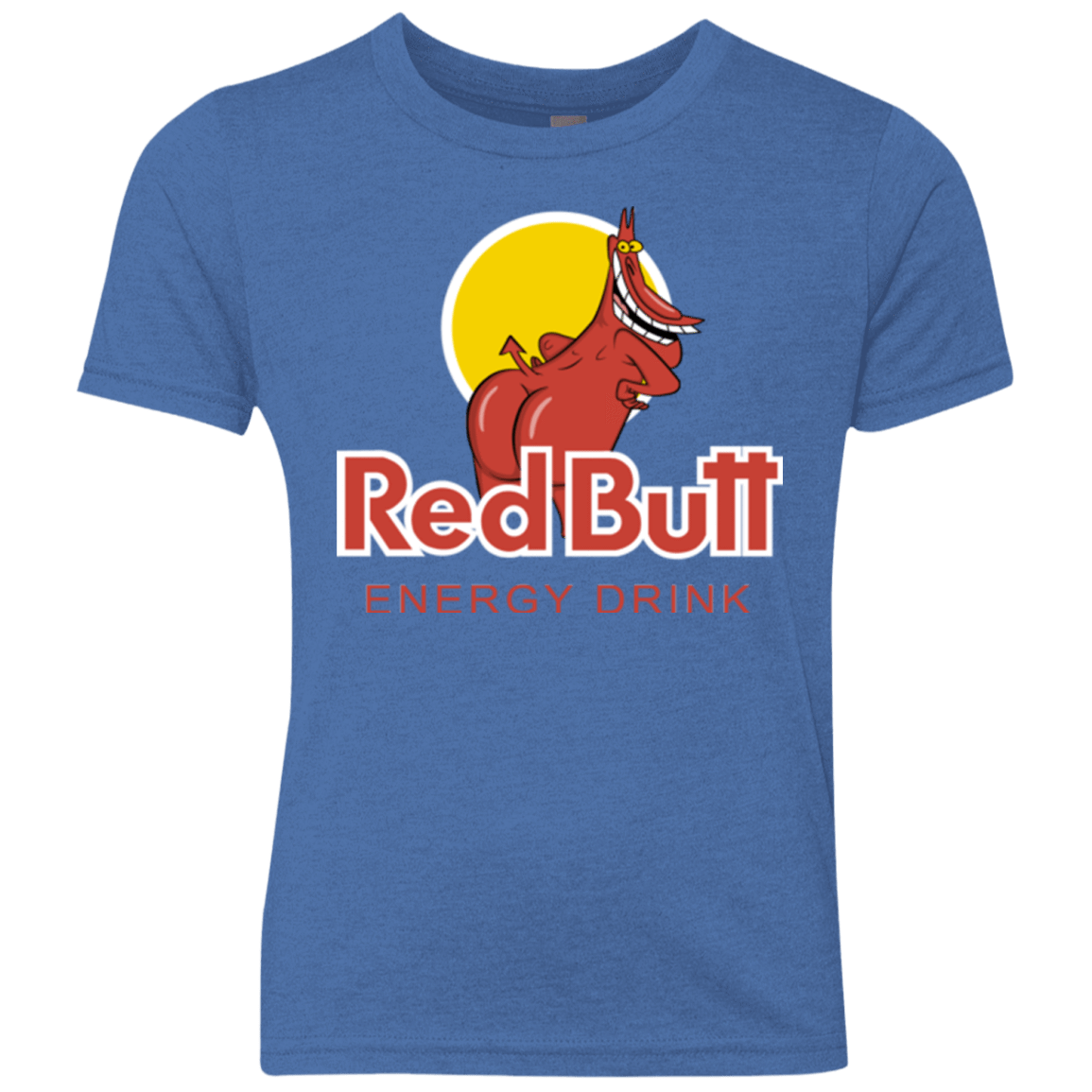 T-Shirts Vintage Royal / YXS Red butt Youth Triblend T-Shirt