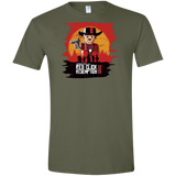 T-Shirts Military Green / S Red Click Redemption Men's Semi-Fitted Softstyle