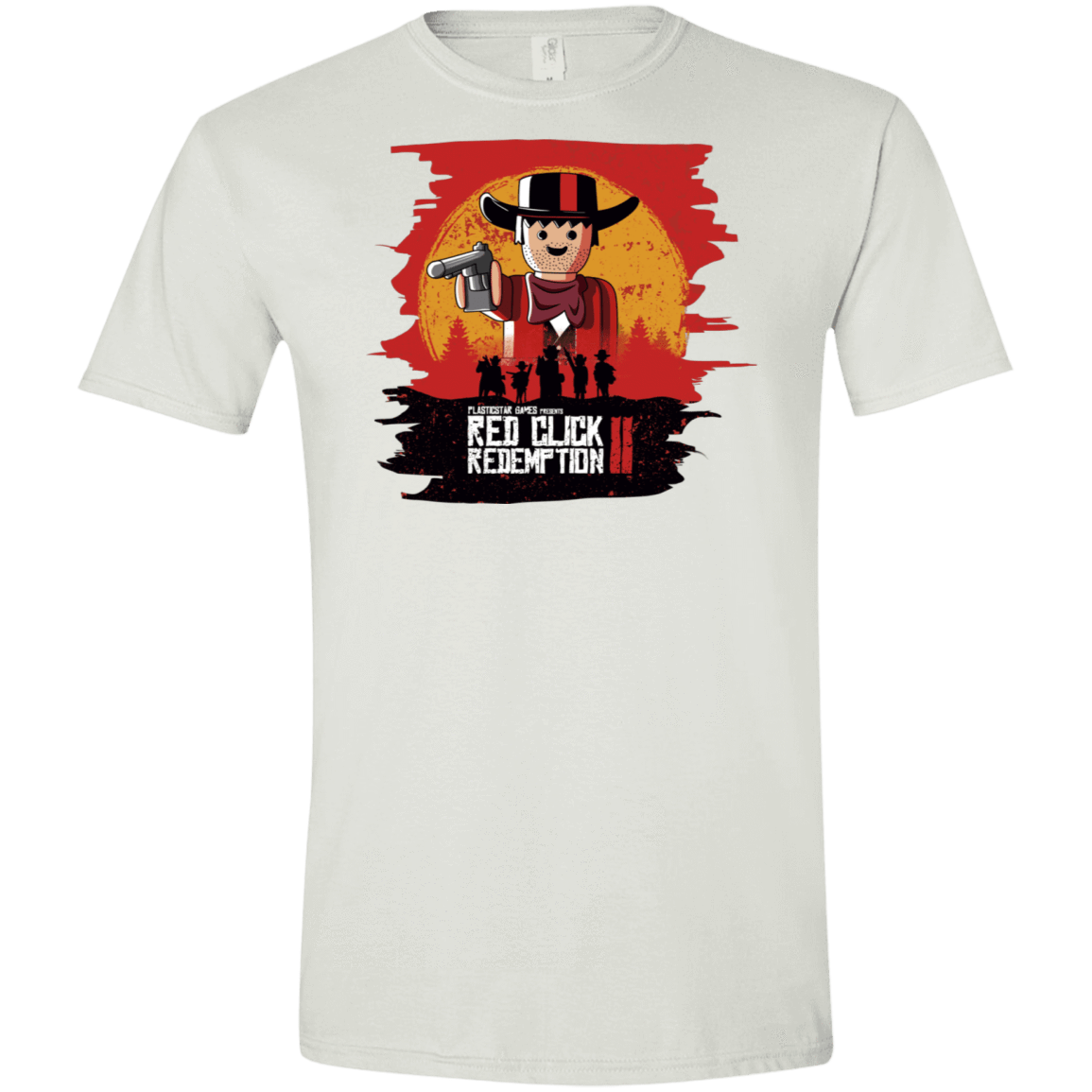 T-Shirts White / X-Small Red Click Redemption Men's Semi-Fitted Softstyle