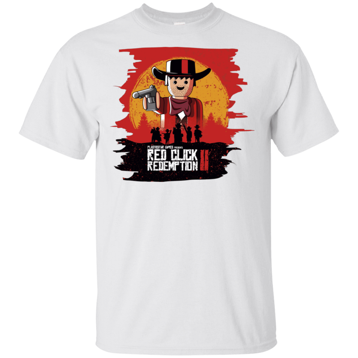 T-Shirts White / S Red Click Redemption T-Shirt