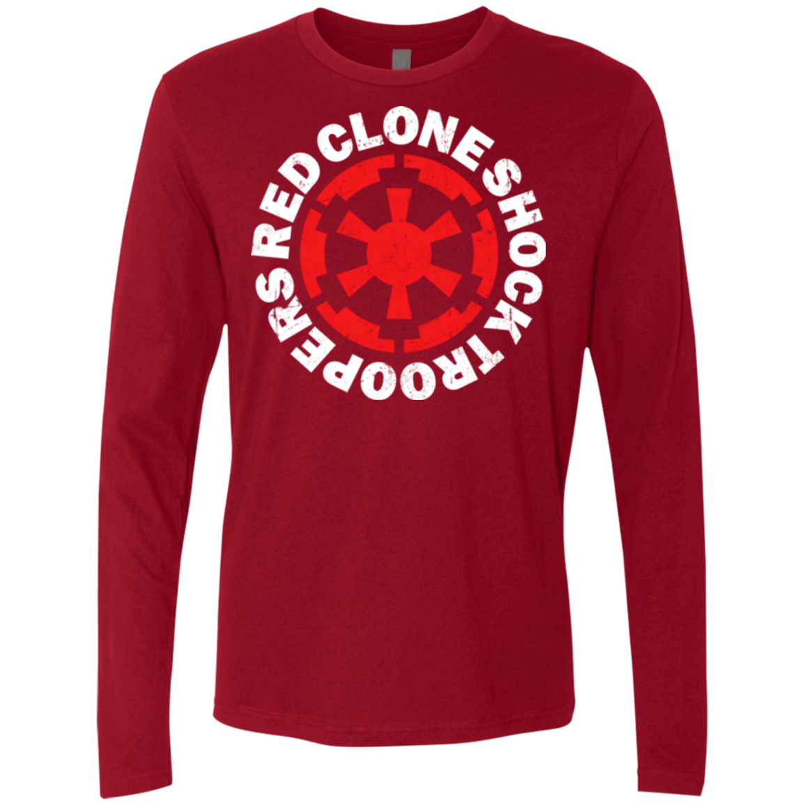 T-Shirts Cardinal / Small Red Clone Men's Premium Long Sleeve