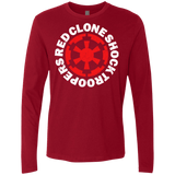 T-Shirts Cardinal / Small Red Clone Men's Premium Long Sleeve
