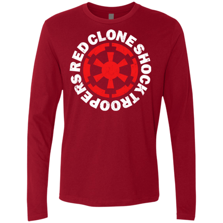 T-Shirts Cardinal / Small Red Clone Men's Premium Long Sleeve