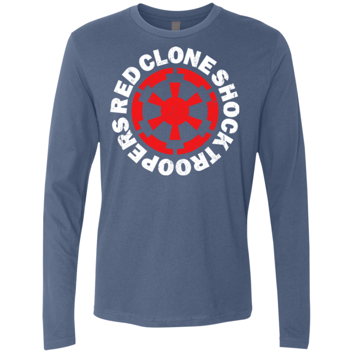 T-Shirts Indigo / Small Red Clone Men's Premium Long Sleeve