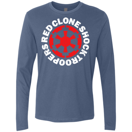 T-Shirts Indigo / Small Red Clone Men's Premium Long Sleeve
