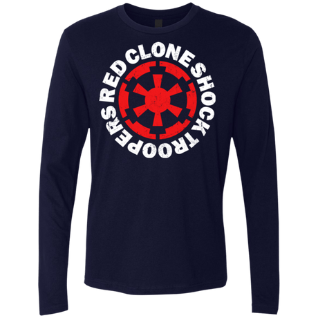 T-Shirts Midnight Navy / Small Red Clone Men's Premium Long Sleeve