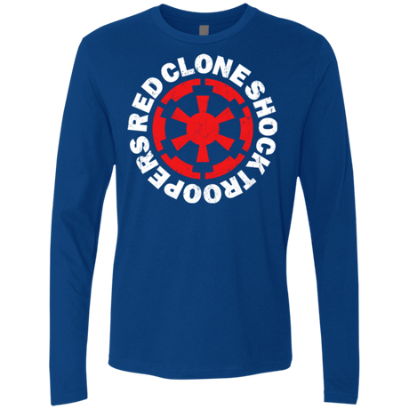 T-Shirts Royal / Small Red Clone Men's Premium Long Sleeve