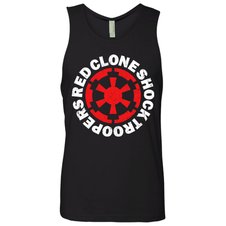 T-Shirts Black / Small Red Clone Men's Premium Tank Top