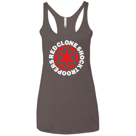T-Shirts Macchiato / X-Small Red Clone Women's Triblend Racerback Tank