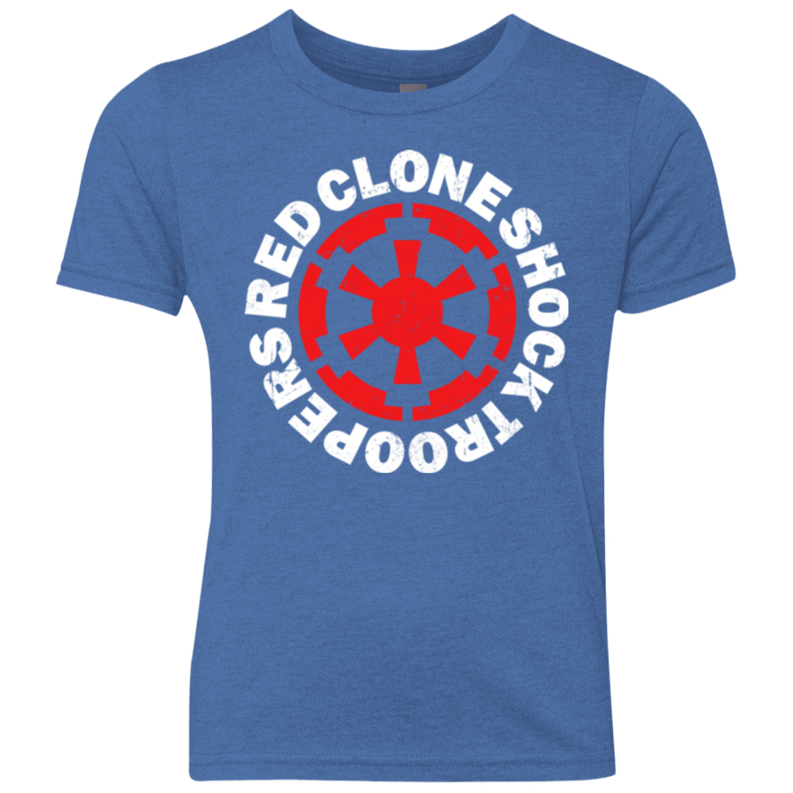 T-Shirts Vintage Royal / YXS Red Clone Youth Triblend T-Shirt