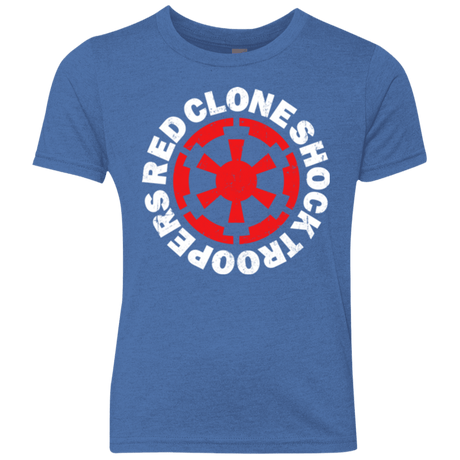 T-Shirts Vintage Royal / YXS Red Clone Youth Triblend T-Shirt