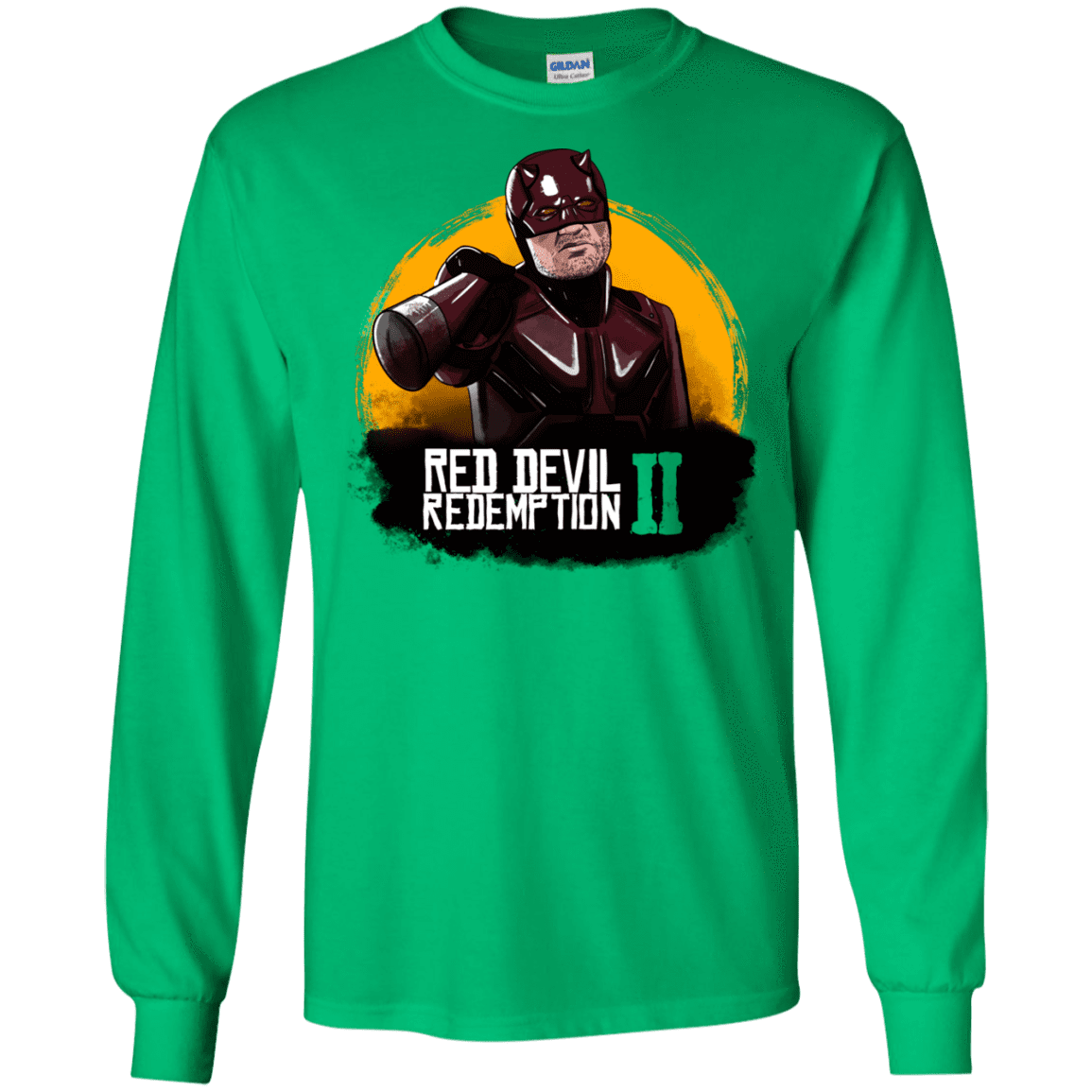 T-Shirts Irish Green / S Red Devil Redemptions Men's Long Sleeve T-Shirt