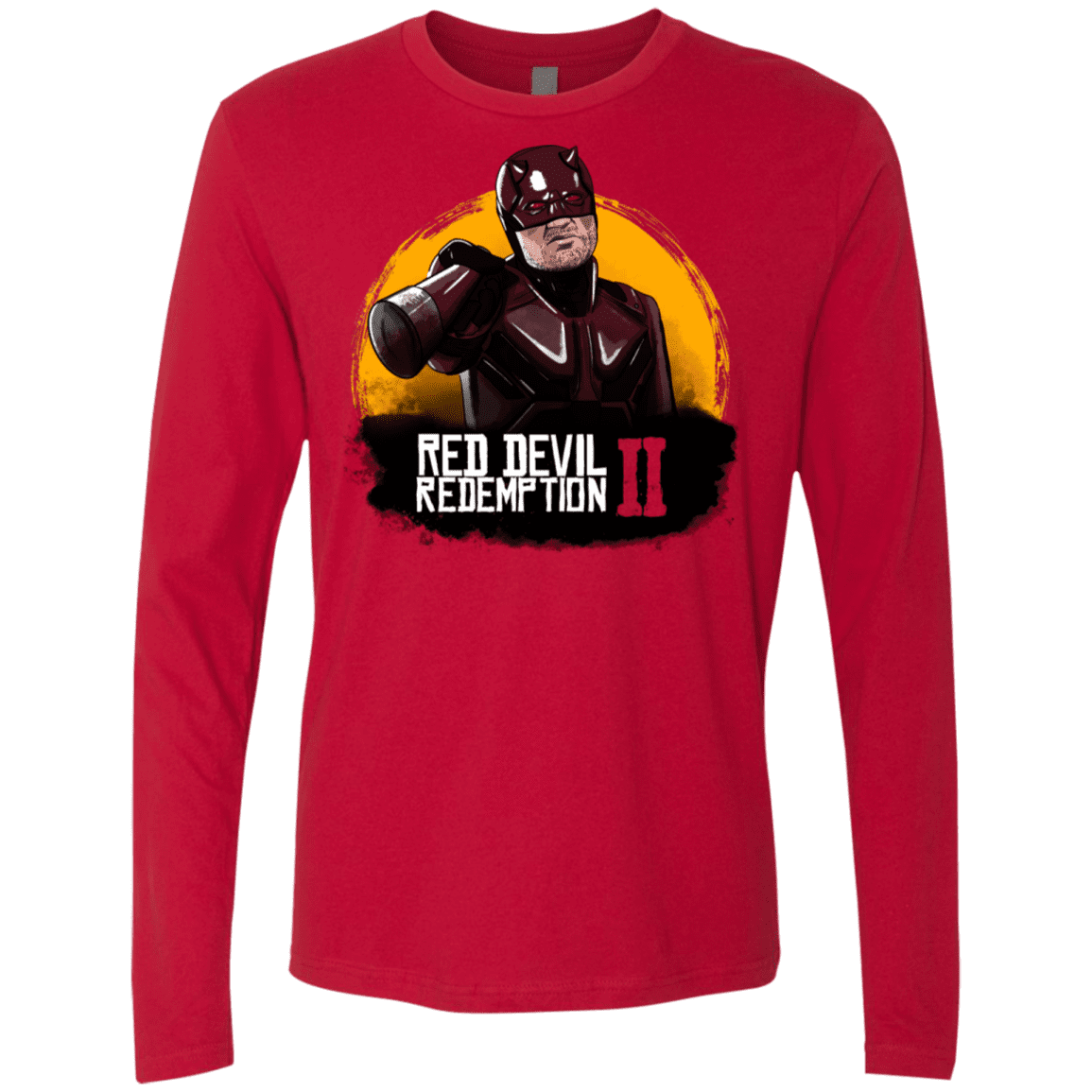 T-Shirts Red / S Red Devil Redemptions Men's Premium Long Sleeve