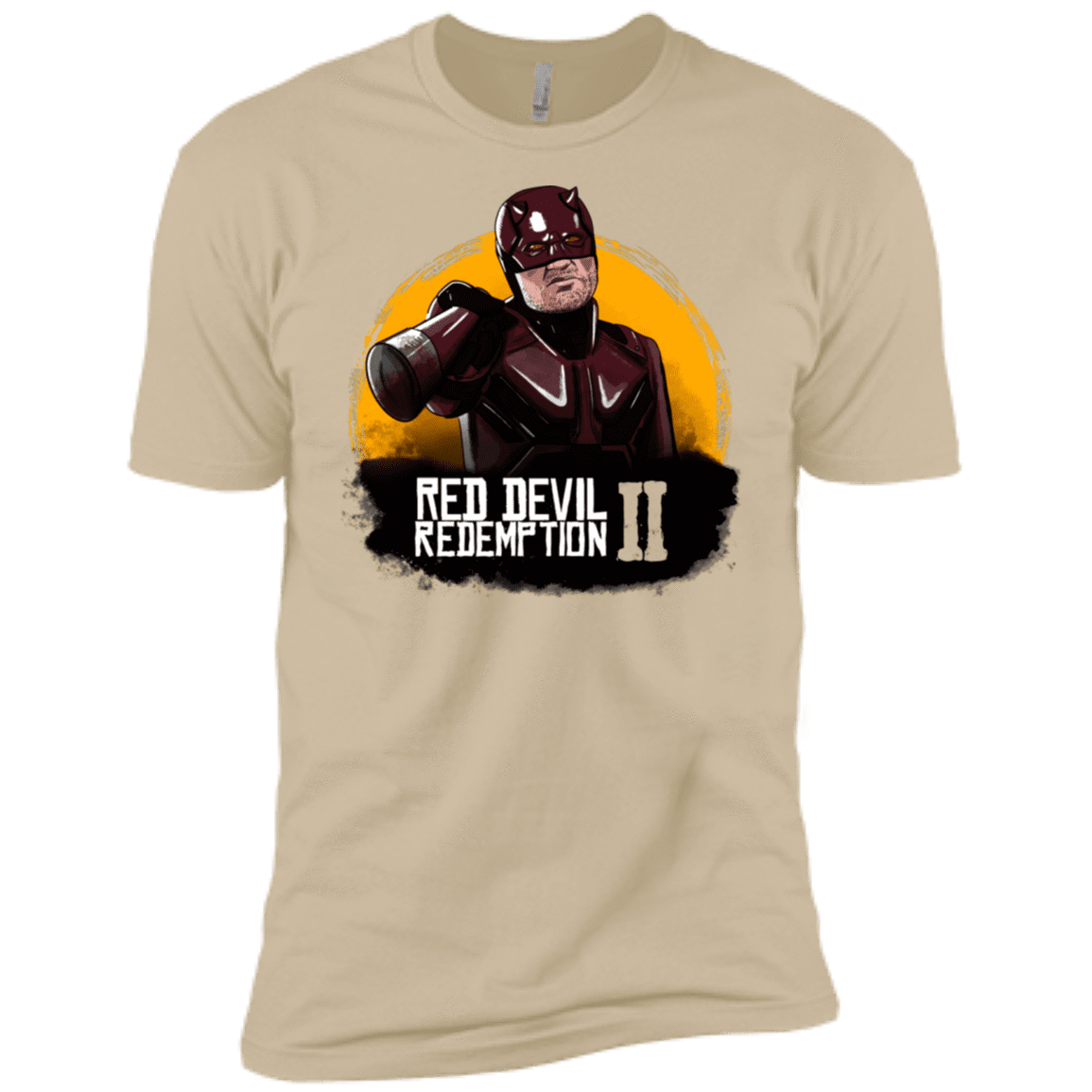 T-Shirts Sand / X-Small Red Devil Redemptions Men's Premium T-Shirt