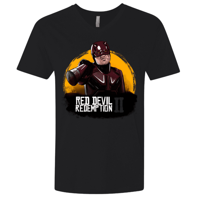 T-Shirts Black / X-Small Red Devil Redemptions Men's Premium V-Neck