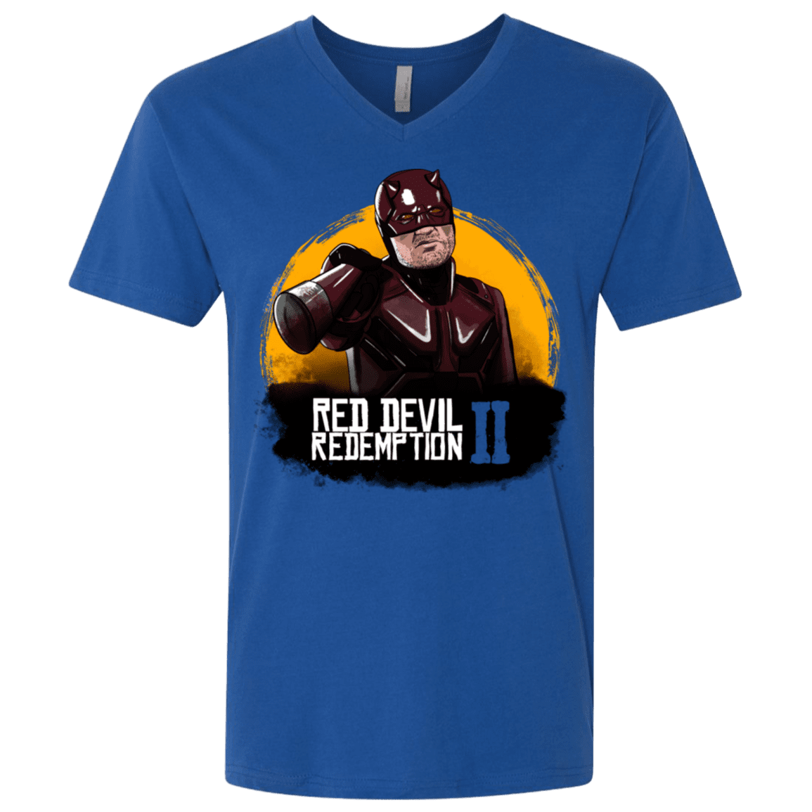 T-Shirts Royal / X-Small Red Devil Redemptions Men's Premium V-Neck