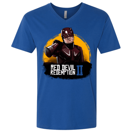 T-Shirts Royal / X-Small Red Devil Redemptions Men's Premium V-Neck