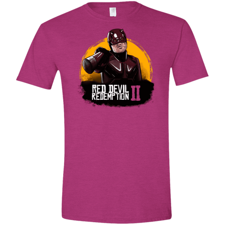 T-Shirts Antique Heliconia / S Red Devil Redemptions Men's Semi-Fitted Softstyle