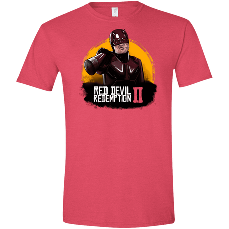 T-Shirts Heather Red / S Red Devil Redemptions Men's Semi-Fitted Softstyle