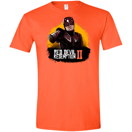 T-Shirts Orange / S Red Devil Redemptions Men's Semi-Fitted Softstyle