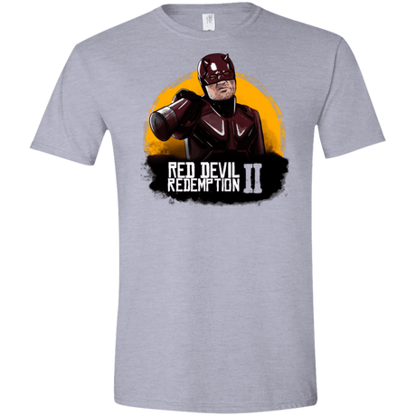 T-Shirts Sport Grey / X-Small Red Devil Redemptions Men's Semi-Fitted Softstyle