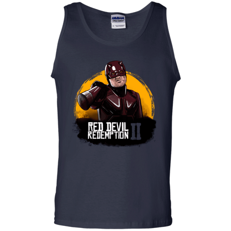 T-Shirts Navy / S Red Devil Redemptions Men's Tank Top