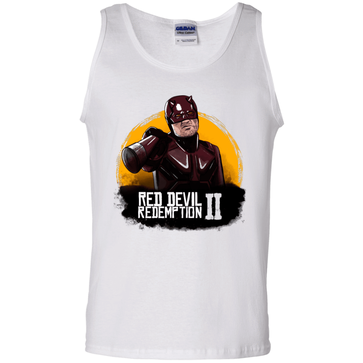 T-Shirts White / S Red Devil Redemptions Men's Tank Top
