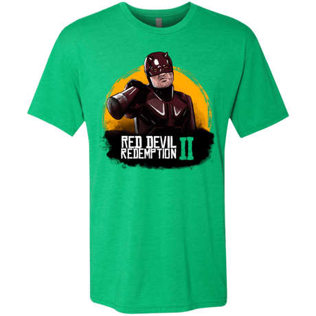 T-Shirts Envy / S Red Devil Redemptions Men's Triblend T-Shirt