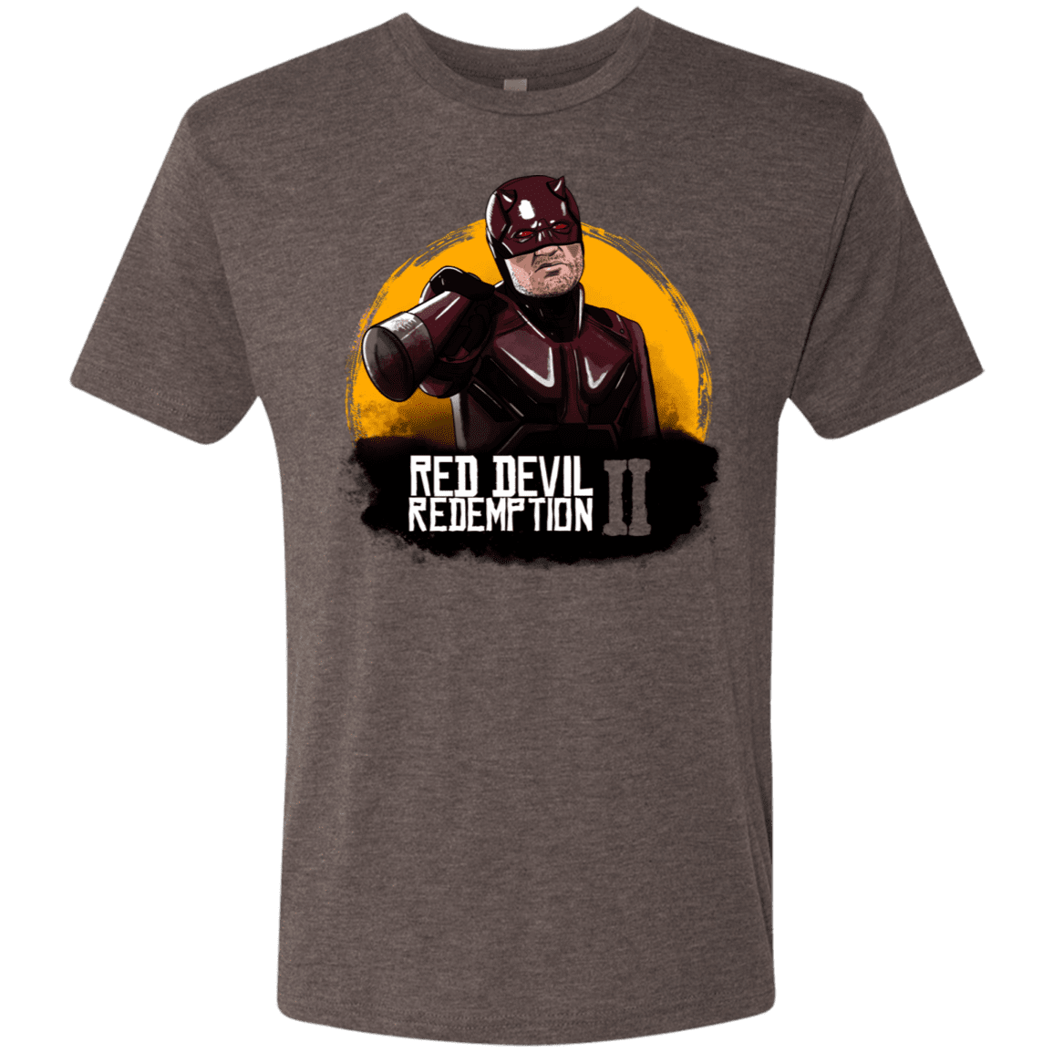 T-Shirts Macchiato / S Red Devil Redemptions Men's Triblend T-Shirt