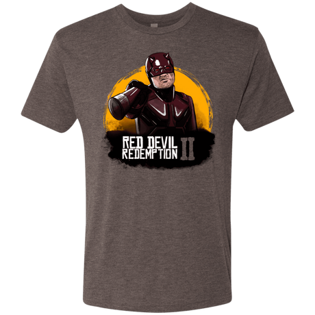 T-Shirts Macchiato / S Red Devil Redemptions Men's Triblend T-Shirt