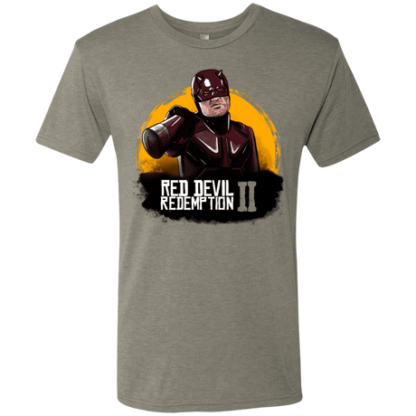 T-Shirts Venetian Grey / S Red Devil Redemptions Men's Triblend T-Shirt