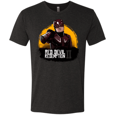 T-Shirts Vintage Black / S Red Devil Redemptions Men's Triblend T-Shirt