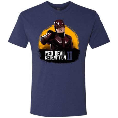 T-Shirts Vintage Navy / S Red Devil Redemptions Men's Triblend T-Shirt