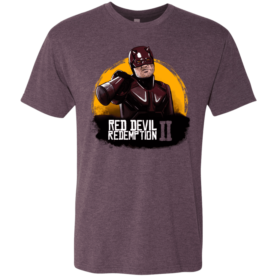 T-Shirts Vintage Purple / S Red Devil Redemptions Men's Triblend T-Shirt