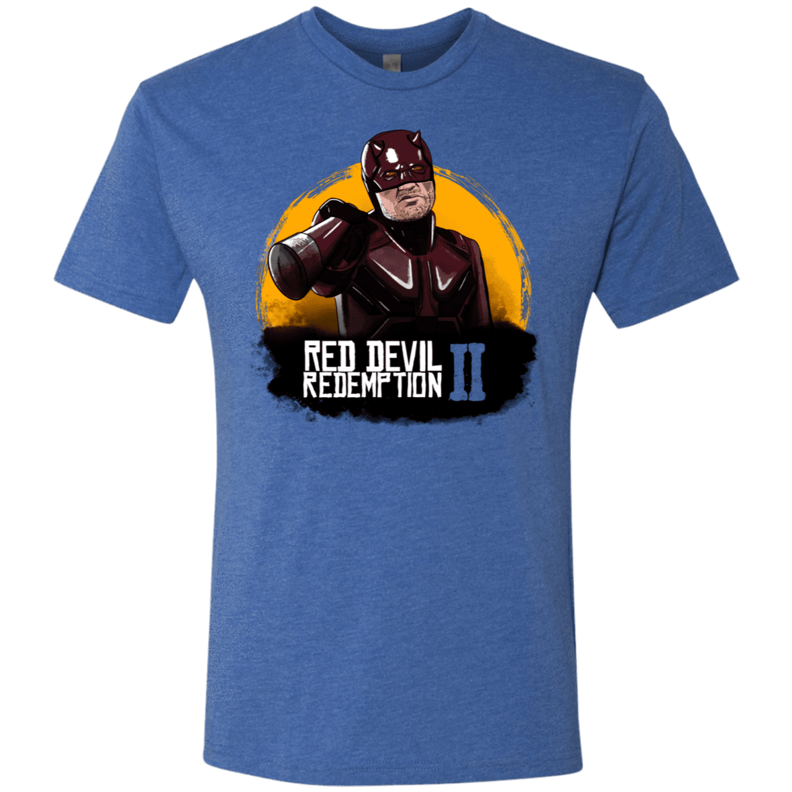 T-Shirts Vintage Royal / S Red Devil Redemptions Men's Triblend T-Shirt
