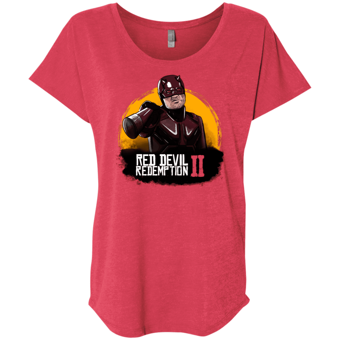 T-Shirts Vintage Red / X-Small Red Devil Redemptions Triblend Dolman Sleeve