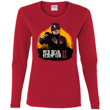 T-Shirts Red / S Red Devil Redemptions Women's Long Sleeve T-Shirt