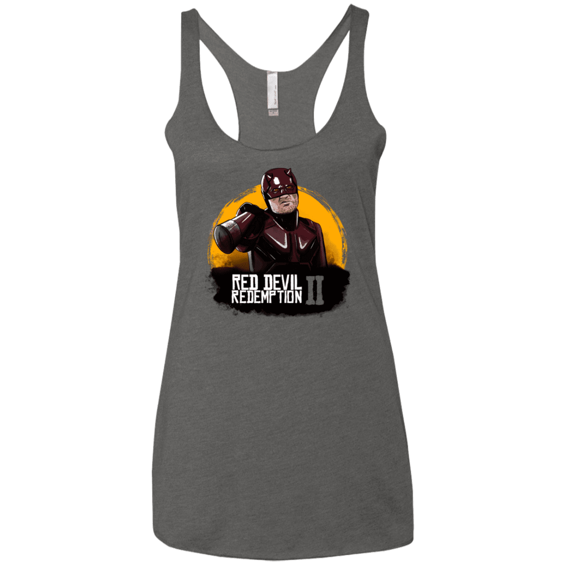 T-Shirts Premium Heather / X-Small Red Devil Redemptions Women's Triblend Racerback Tank