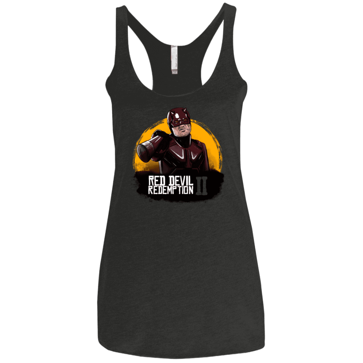 T-Shirts Vintage Black / X-Small Red Devil Redemptions Women's Triblend Racerback Tank