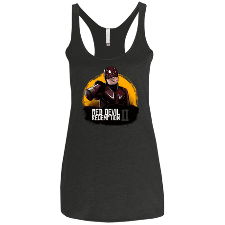 T-Shirts Vintage Black / X-Small Red Devil Redemptions Women's Triblend Racerback Tank