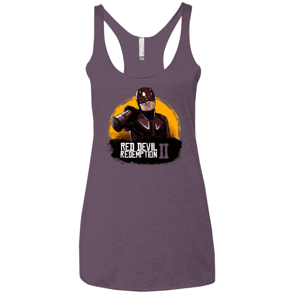 T-Shirts Vintage Purple / X-Small Red Devil Redemptions Women's Triblend Racerback Tank