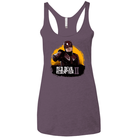 T-Shirts Vintage Purple / X-Small Red Devil Redemptions Women's Triblend Racerback Tank