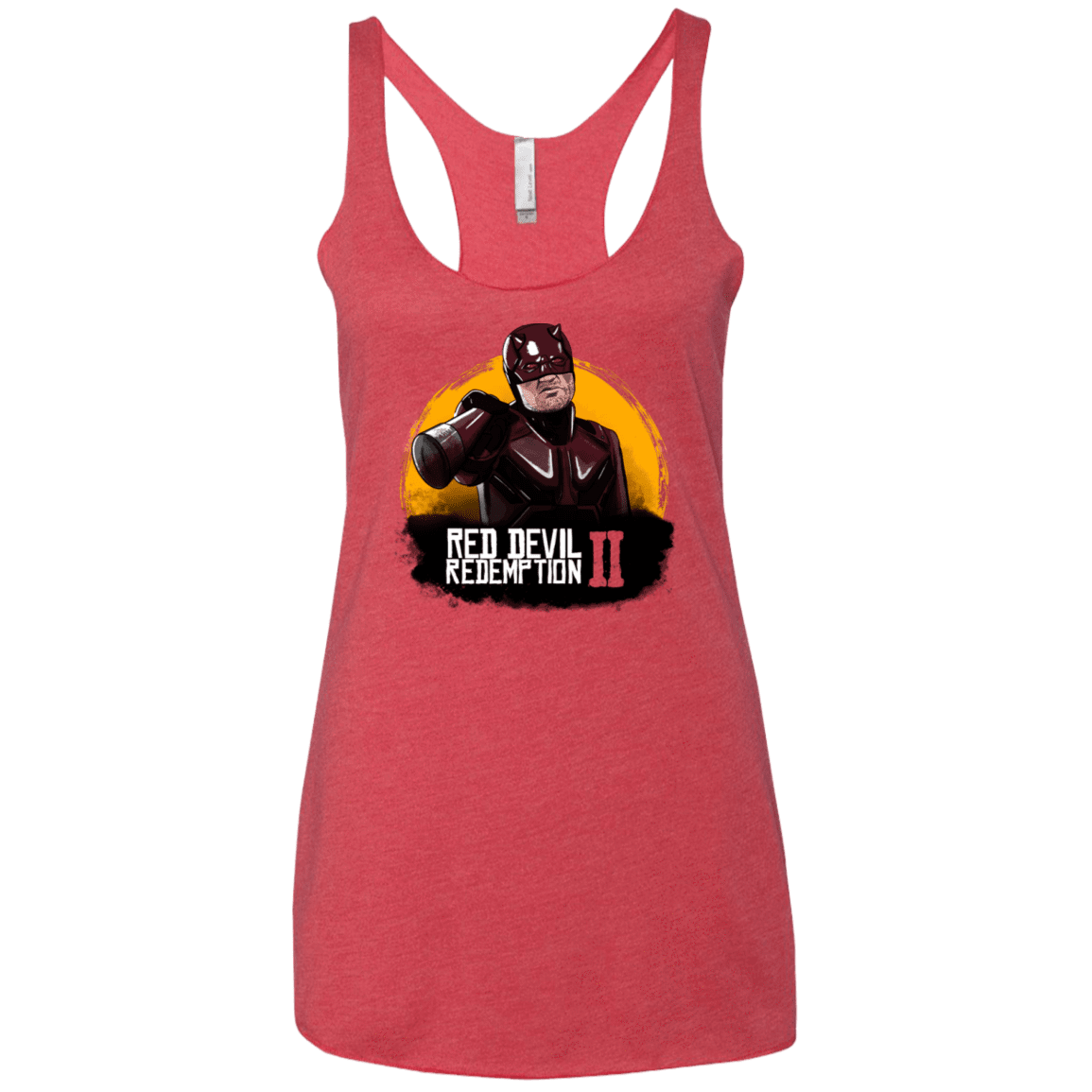 T-Shirts Vintage Red / X-Small Red Devil Redemptions Women's Triblend Racerback Tank