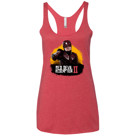 T-Shirts Vintage Red / X-Small Red Devil Redemptions Women's Triblend Racerback Tank