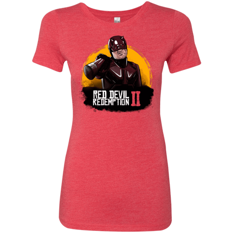 T-Shirts Vintage Red / S Red Devil Redemptions Women's Triblend T-Shirt