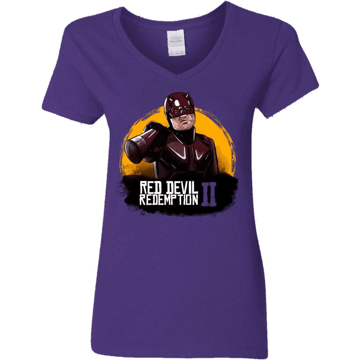 T-Shirts Purple / S Red Devil Redemptions Women's V-Neck T-Shirt