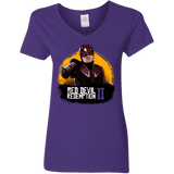 T-Shirts Purple / S Red Devil Redemptions Women's V-Neck T-Shirt