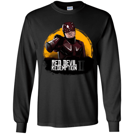 T-Shirts Black / YS Red Devil Redemptions Youth Long Sleeve T-Shirt